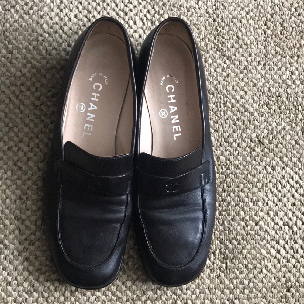 Chanel loafer flats